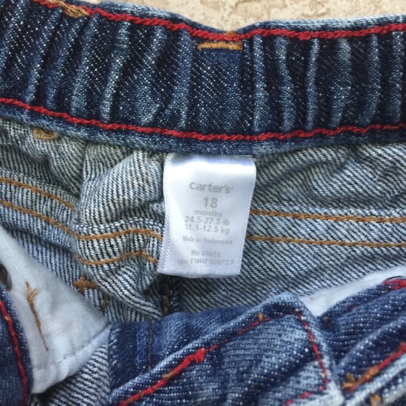 Carter's Boys Flannel Button Down Shirt & Jeans - Picture 7 of 8